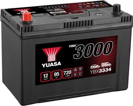 Yuasa YBX3334 - 95Ah 720A AKUMUL
