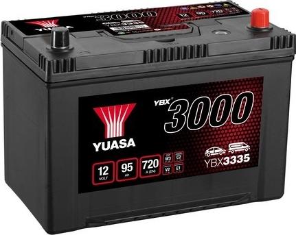 Yuasa YBX3335 - 95Ah 720A AKUMUL