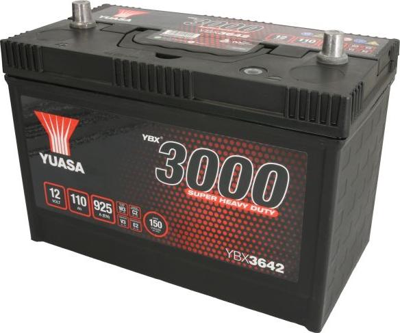Yuasa YBX3642 - 110Ah 925A AKUMUL
