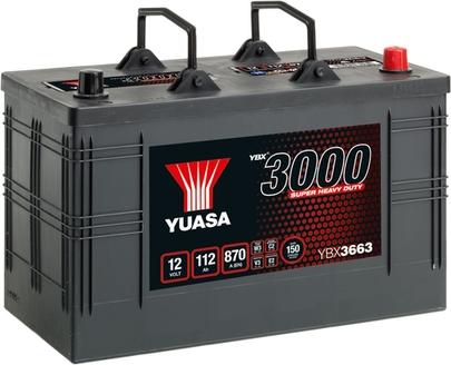 Yuasa YBX3663 - 112Ah 870A AKUMUL