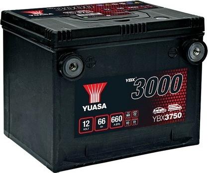 Yuasa YBX3750 - 66Ah 660A AKUMUL