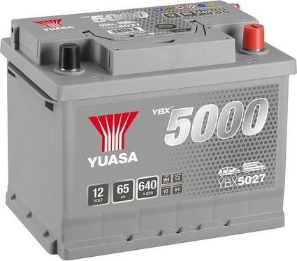 Yuasa YBX5027 - 65Ah 640A AKUMUL