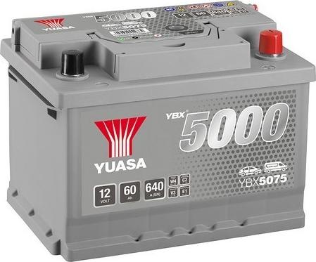 Yuasa YBX5075 - 60Ah 640A AKUMUL