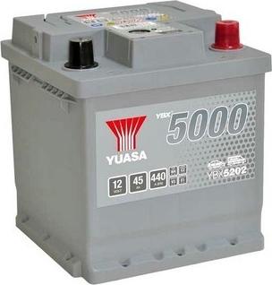 Yuasa YBX5202 - 45Ah 440A AKUMUL