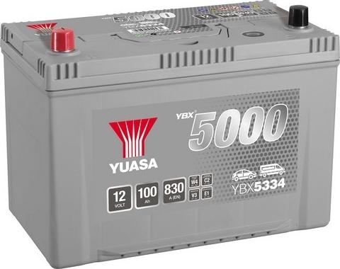 Yuasa YBX5334 - 100Ah 830A AKUMUL