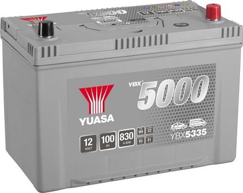 Yuasa YBX5335 - 100Ah 830A AKUMUL