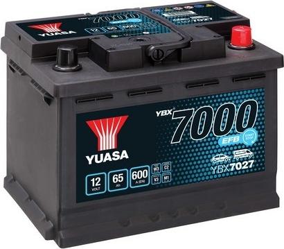 Yuasa YBX7027 - 65Ah 600A AKUMUL