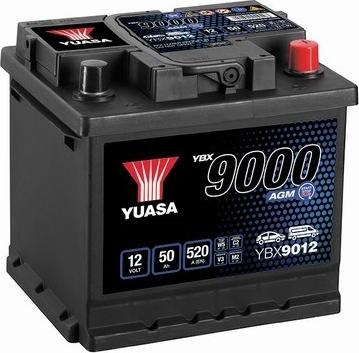 Yuasa YBX9012 - 50Ah 520A AKUMUL
