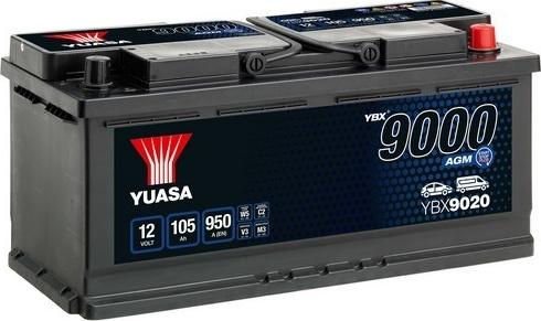 Yuasa YBX9020 - 105Ah 950A AKUMUL