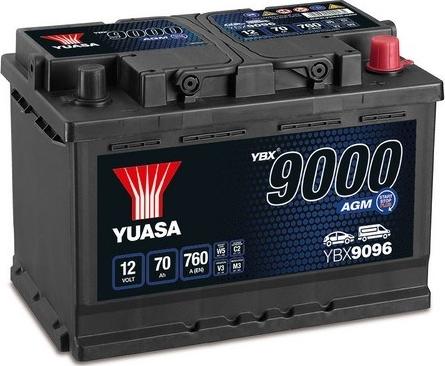 Yuasa YBX9096 - 70Ah 760A AKUMUL