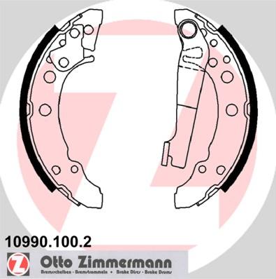 Zimmermann 10990.100.2 - Bremžu