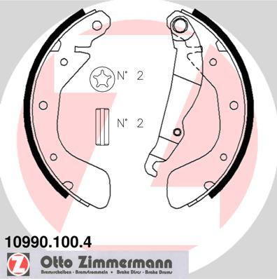 Zimmermann 10990.100.4 - Bremžu