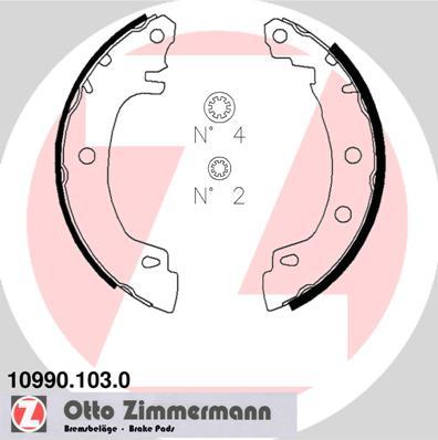 Zimmermann 10990.103.0 - Bremžu