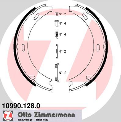 Zimmermann 10990.128.0 - Bremžu