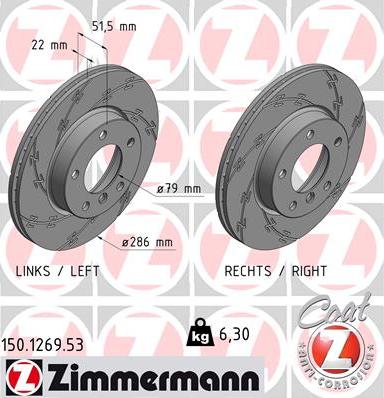 Zimmermann 150.1269.53 - Auto