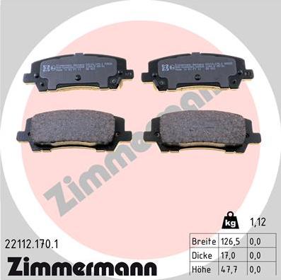 Zimmermann 22112.170.1 - Auto