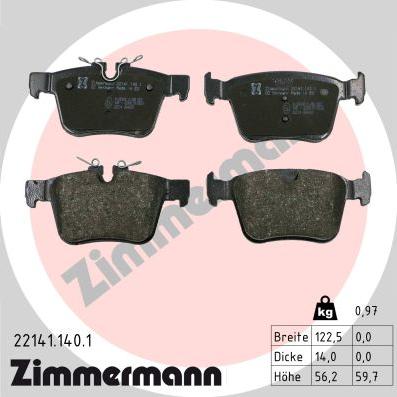 Zimmermann 22141.140.1 - Auto