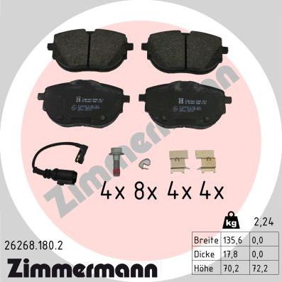 Zimmermann 26268.180.2 - Auto