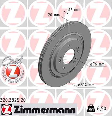 Zimmermann 320.3825.20 - Auto