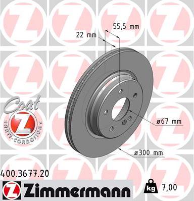 Zimmermann 400.3677.20 - Auto