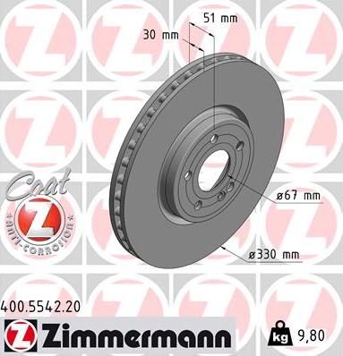 Zimmermann 400.5542.20 - Auto
