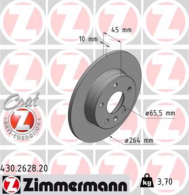 Zimmermann 430.2628.20 - Auto